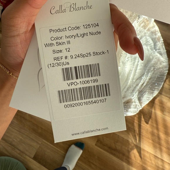 Elegant White Beaded Wedding Gown - Picture 6 of 13